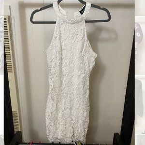 White lace dress